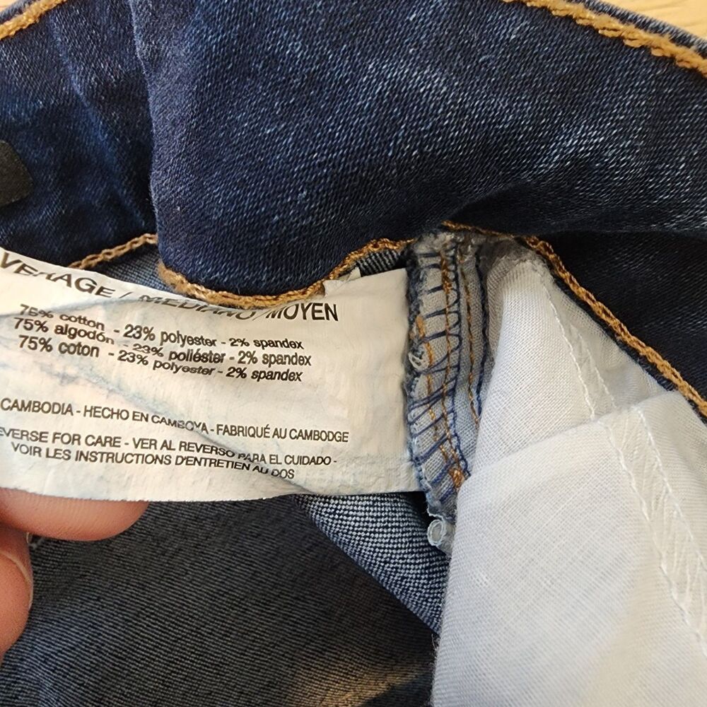 Bandolino Amy Jeans Womens 18 Blue Denim 5 Pockets Straight Leg Preppy 38x29 - Picture 4 of 13
